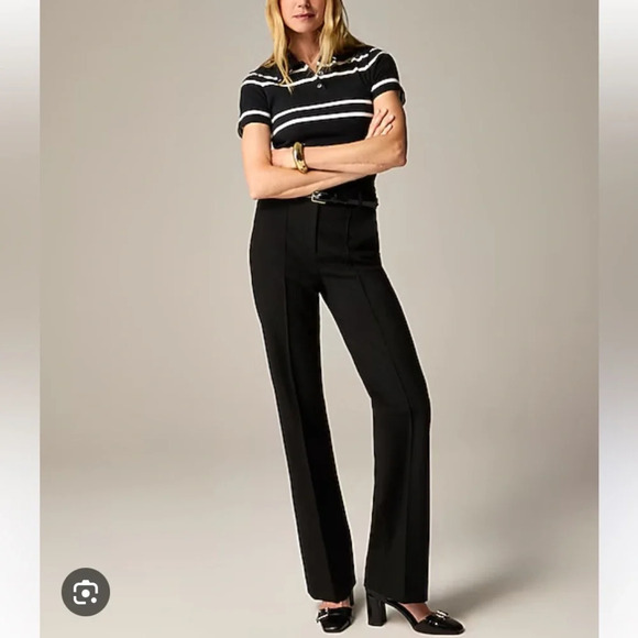 New! J. Crew Full-length wide-leg tuxedo pant tollegno wool nwt 33562 - Picture 2 of 15